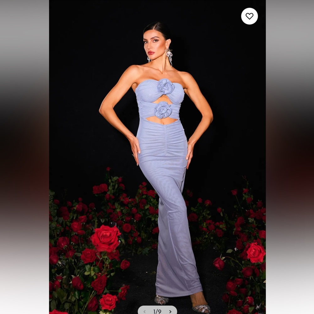 Cut out maxi dress